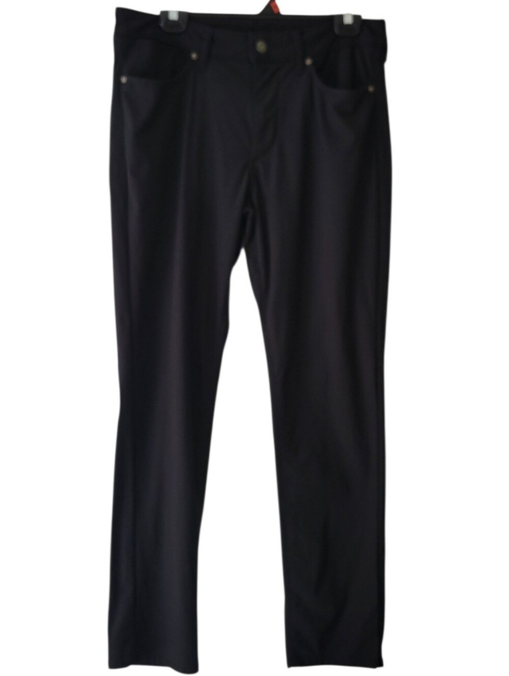 American Eagle Mens Black Classic Work Straight Leg Trousers Size 32x32
